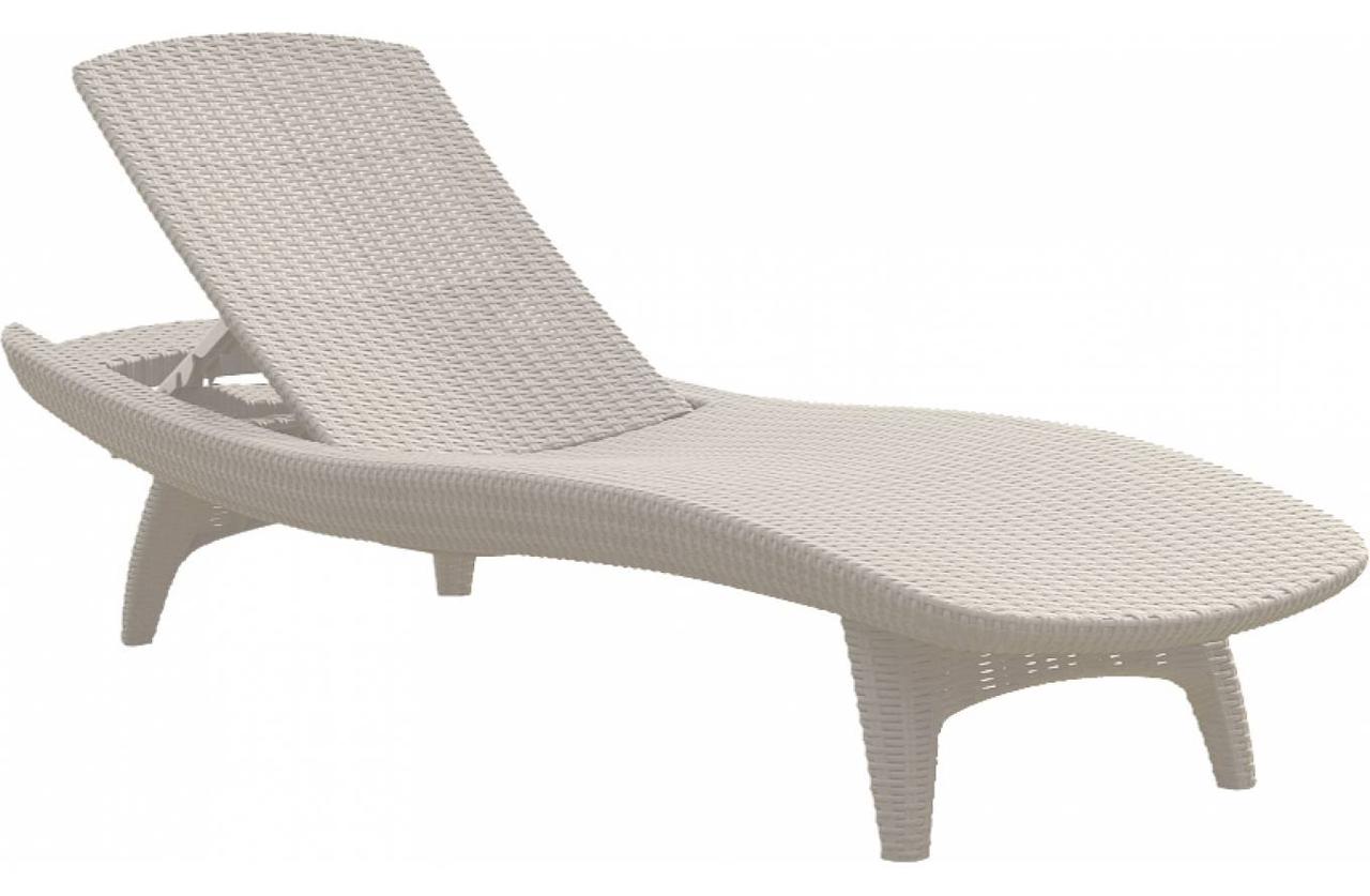 ШЕЗЛОНГ PACIFIC LOUNGER, КАПУЧИНО