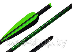 Стрела арбалетная микс карбон Centershot Toxic 16" Half Moon Nock