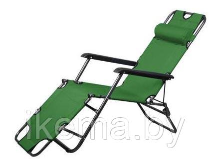 Кресло-шезлонг складное 153*60*79 см., цвет: зелёный (HY-8007) - фото 1 - id-p125062337