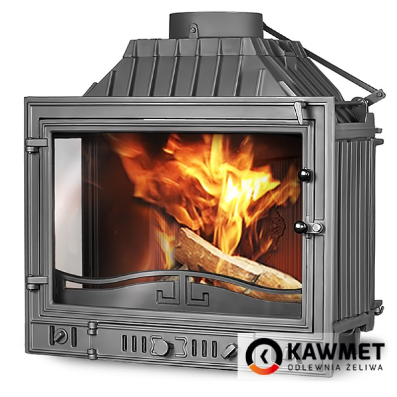 Каминная топка Kawmet W4LB-14,5 кВт с левым/правым стеклом