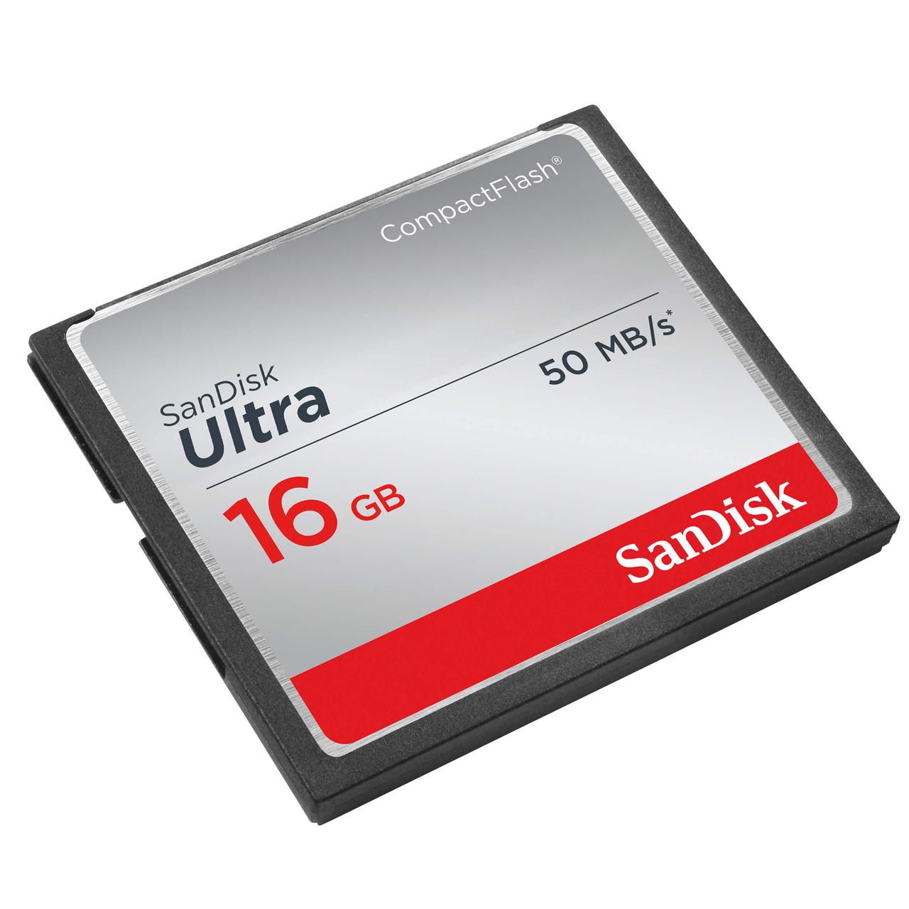 Карта памяти Compact Flash SanDisk Ultra 50MB/s 333х 16GB - фото 1 - id-p125104429