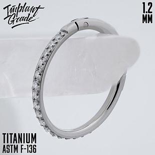 Кольцо-кликер Twilight Implant Grade 1.2 мм титан (1,2*10мм)