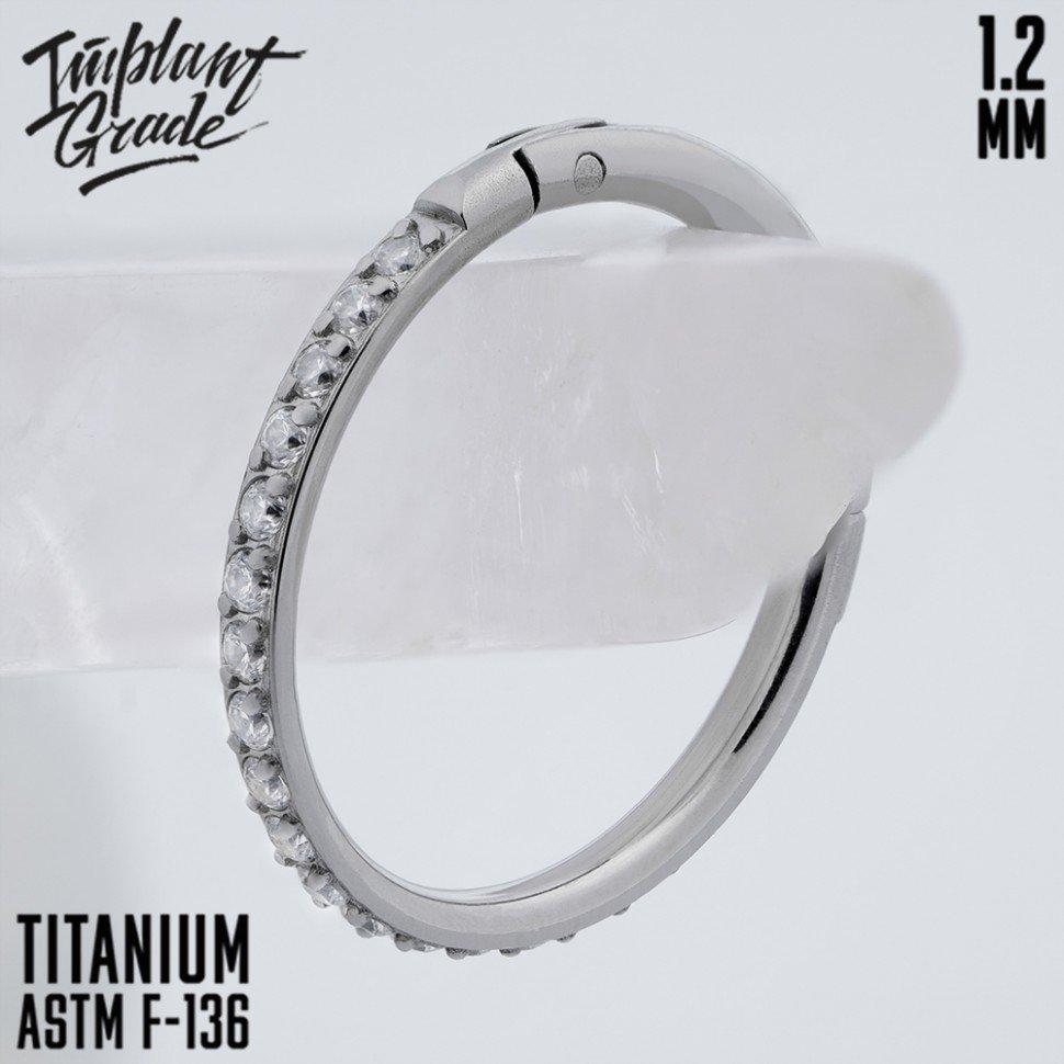 Кольцо-кликер Twilight Implant Grade 1.2 мм титан (1,2*10мм) - фото 1 - id-p125104653