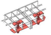 Крепление решетчатого настила