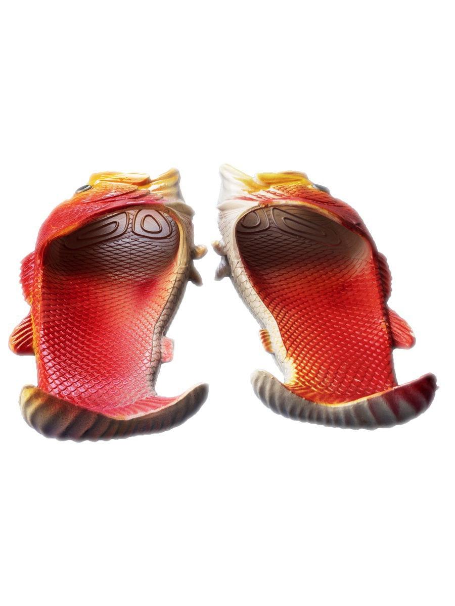 Тапочки Рыбашаг желто-красные, Размер обуви (38-39) - фото 4 - id-p125160870