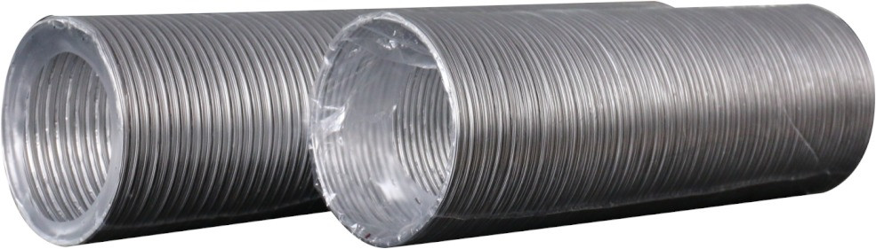 Воздуховод алюминиевый гофрированный 100 мм до 3 м ЭРА 10ВА - фото 1 - id-p125184058