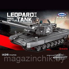 Конструктор Немецкий Танк Leopard II Xingbao, 1426 дет, XB-06032 аналог Лего Техник