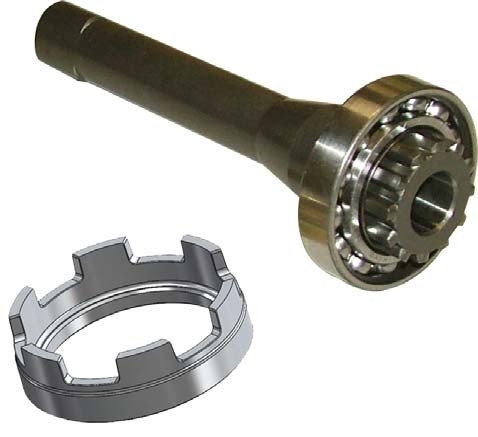 Вал отбора мощности для КПП ZF 16S-130, 16S-160, 16S-190; 16S-1650 ( ECOSPLIT 1; длинна - 213 мм), фото 2