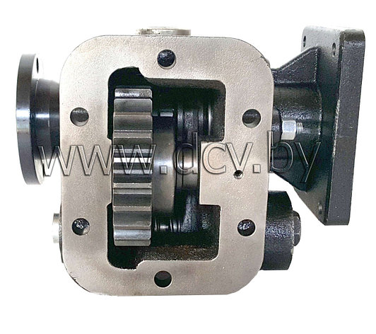 Коробка отбора мощности для КПП КАМАЗ с фланцем под кардан и адаптером под насос НШ (HIPOMAK,Турция), фото 2