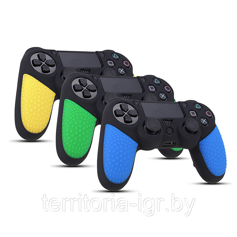 Силиконовый чехол для геймпада DUALSHOCK 4  Улучшенный в Ассортименте