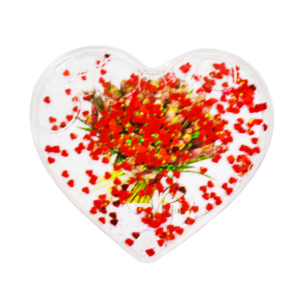 Изготовление шкатулки "Сердце" водяной с хлопьями сердечками - фото 3 - id-p124653969