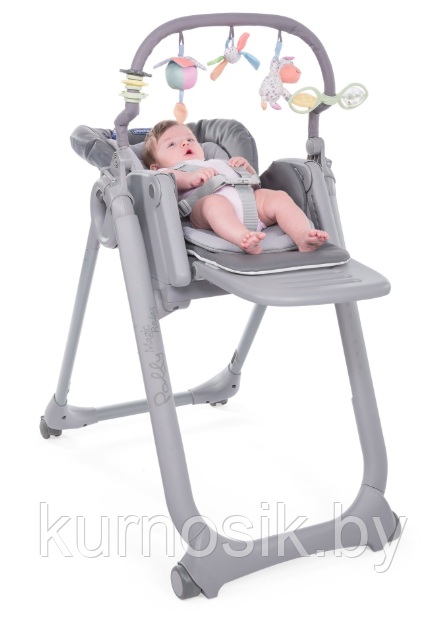 Стульчик Chicco Polly Magic Relax Graphite - фото 6 - id-p125242768