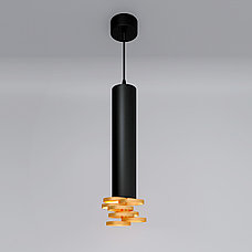 Накладной потолочный светильник DLN103 GU10 черный/золото, фото 2