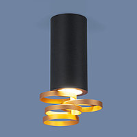 Накладной точечный светильник DLN102 GU10 черный/золото