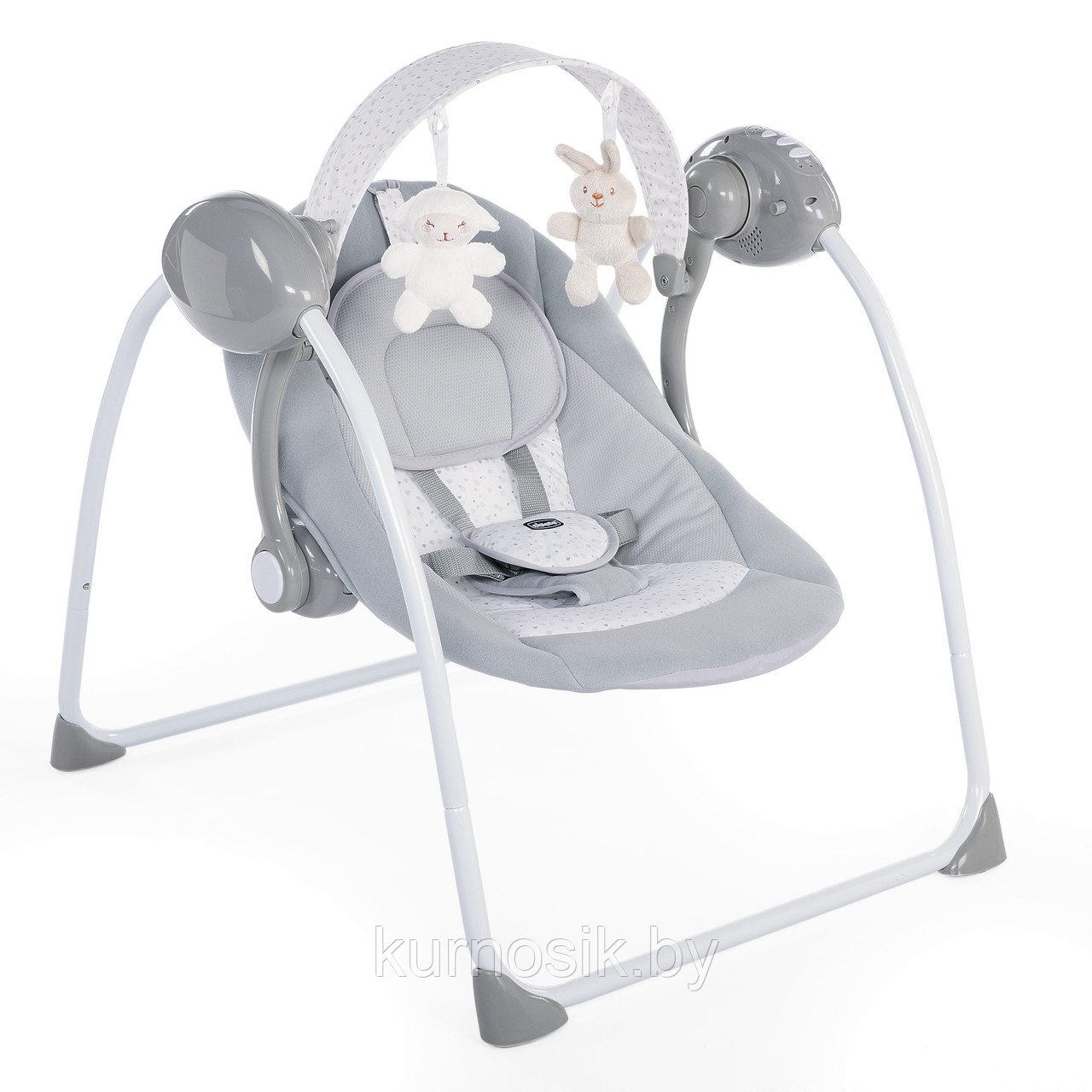 Качели Chicco Relax & Play Cool Grey, 0 мес.+ - фото 1 - id-p125243051