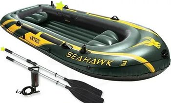 Надувная лодка Intex 68380 Seahawk-300 (Без вёсел)