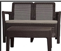 Комплект мебели Tarifa софа+столик, коричневый