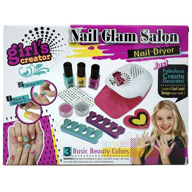Детский маникюрный набор Nail Glam Salon с сушкой MBK-326 - фото 2 - id-p125257226