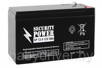 Аккумуляторная батарея к ибп Security Power SP 12-9 F1 (12В/9 А ч)