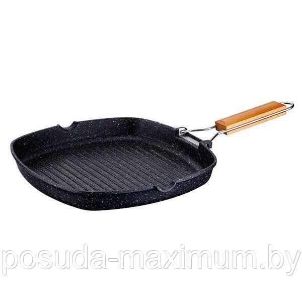Алюминиевая сковорода с антипригарным покрытием Grill Pan 35*25,5*4,5 см
Подходят и для индукционных плит