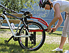 Прицепное устройство для детского велосипеда к взрослому (красное), фото 7
