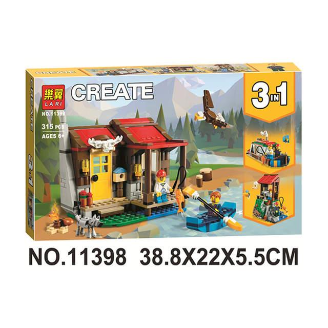 Конструктор LARI Create «Дикая хижина» 11398 (Аналог LEGO Creator 31098) 315 деталей