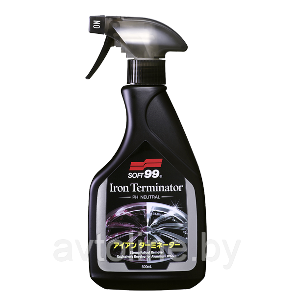 Нейтральный очиститель дисков и кузова Soft99 Iron Terminator, 500мл - фото 1 - id-p124993703