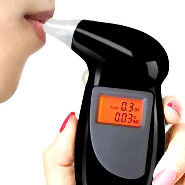 Персональный портативный цифровой алкотестер с подсветкой Digital Breath Alcohol Tester - фото 4 - id-p125496888