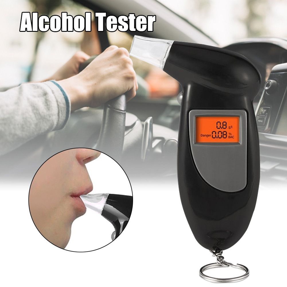 Персональный портативный цифровой алкотестер с подсветкой Digital Breath Alcohol Tester - фото 1 - id-p125496888