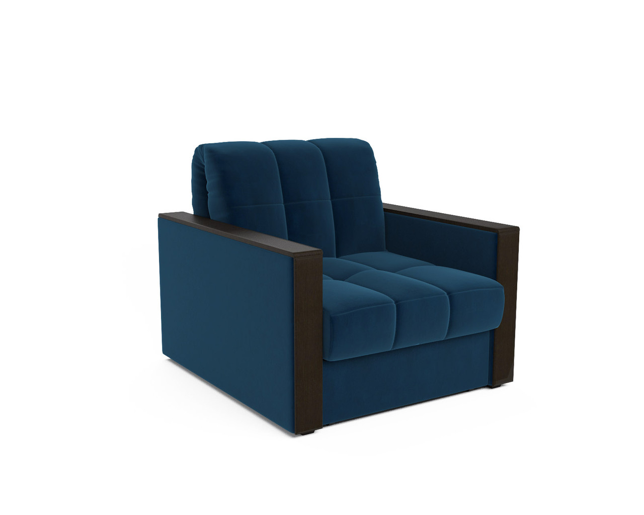 Кресло-кровать Техас (темно-синий - Luna 034) - фото 1 - id-p125531125