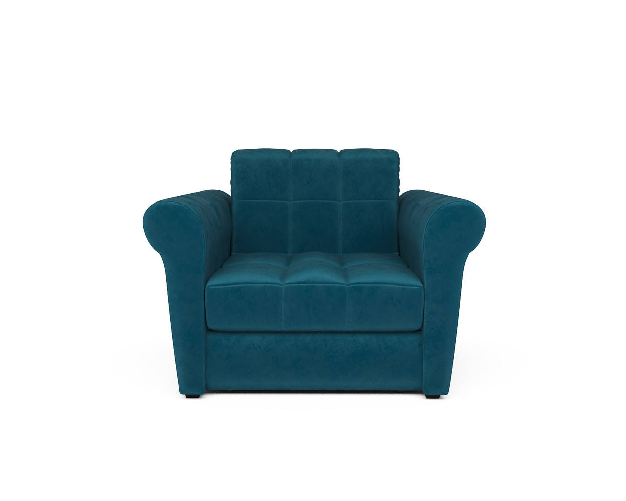 Кресло-кровать Гранд (бархат сине-зеленый / STAR VELVET 43 BLACK GREEN) - фото 4 - id-p125531126