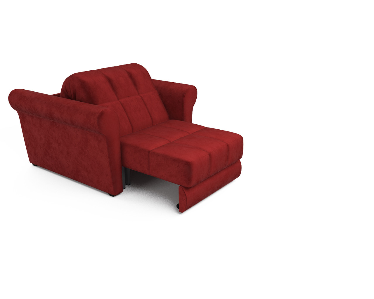 Кресло-кровать Гранд (бархат красный / STAR VELVET 3 DARK RED) - фото 3 - id-p125531129