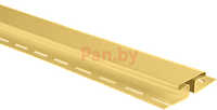 H профиль (соединительная планка) для сайдинга Альта-Профиль Желтый, 3м