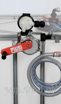 Ручной ротационный насос PIUSU HAND PUMP IBC для перекачки жидкости AdBlue - фото 2 - id-p125545534