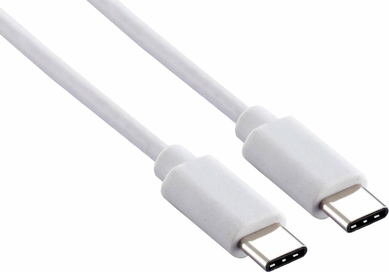 Кабель USB Type-C на USB Type-C, 1 метр, белый