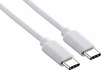 Кабель USB Type-C на USB Type-C, 1 метр, белый