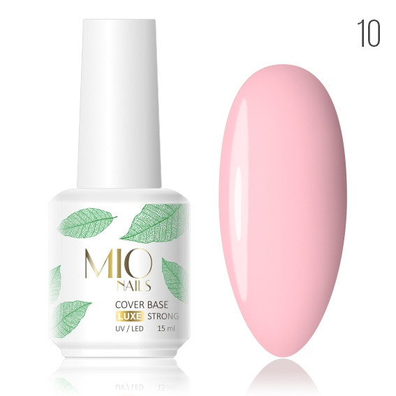 Жесткая база Cover Strong LUXE МIO Nails тон 10, 15 мл