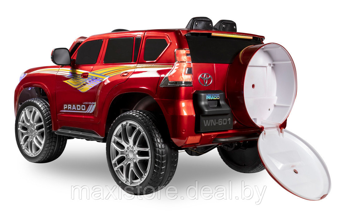 Детский электромобиль Kid's Care Toyota Land Cruiser Prado (красный) - фото 3 - id-p123217211