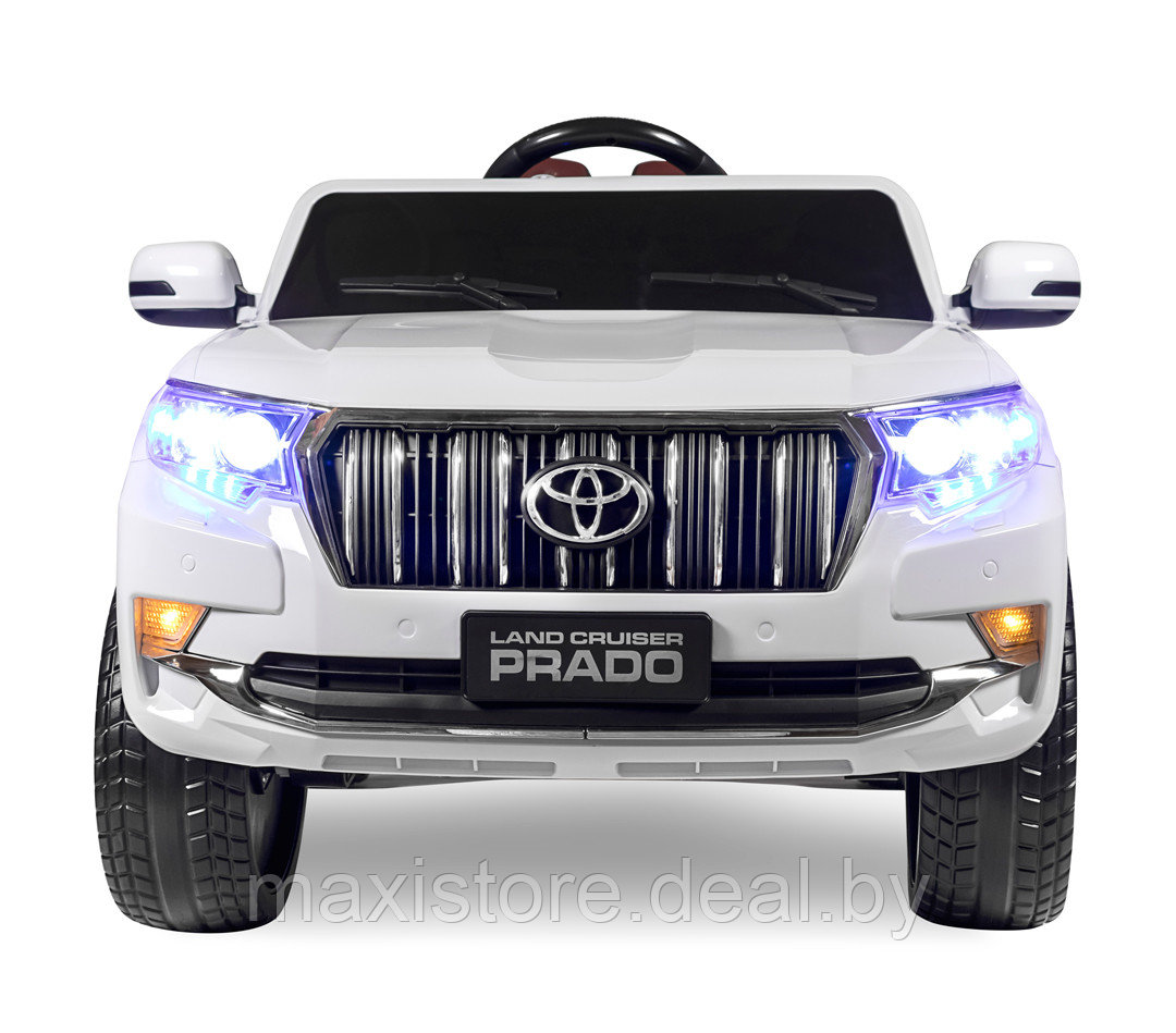 Детский электромобиль Kid's Care Toyota Land Cruiser Prado (белый) - фото 3 - id-p123217194