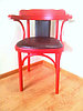 Кресло классика деревянное с мягким сидением из кожзама Роза (КМФ 120-02) краситель 325, фото 2