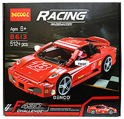 Конструктор Decool Racing Феррари F430, (512 дет.), арт.8613