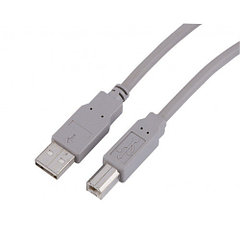 Кабель USB  штекер А - штекер В  3,0 м с ферритом  ВВ (57-009)