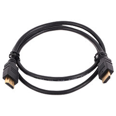 Кабель HDMI штекер - HDMI штекер   2,0 м   GOLD  РЕ  версия 4К+2К (АС 56-007)