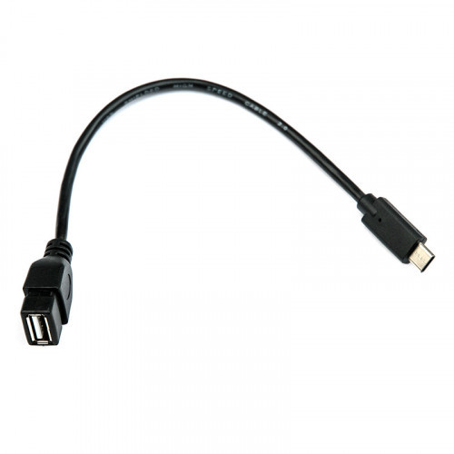 Переходник USB гнездо А - штекер type C L: 0,2 м OTG (26-008) - фото 1 - id-p40069810