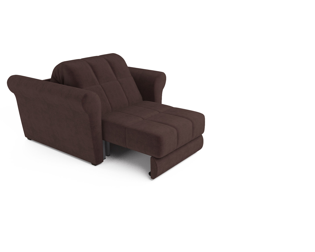 Кресло-кровать Гранд (велюр шоколадный / НВ-178/16) - фото 5 - id-p125564012