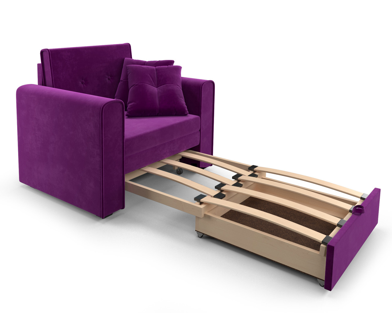 Кресло-кровать Санта (фиолет) - фото 4 - id-p125564021
