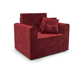 Кресло-кровать Санта (бархат красный  STAR VELVET 3 DARK RED)