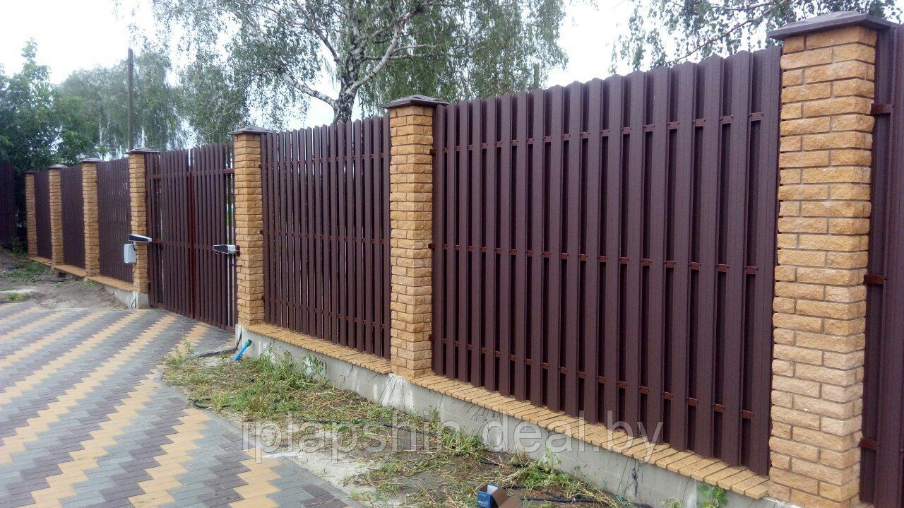 Забор в Гомеле с установкой - фото 2 - id-p125571400