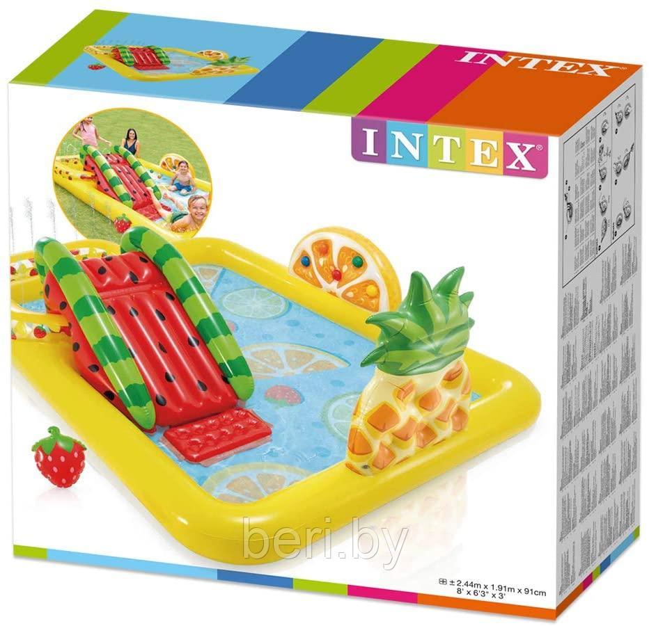 INTEX 57158NP Детский надувной игровой центр, бассейн "Тропики", 244x191x91 см, интекс - фото 8 - id-p125579008