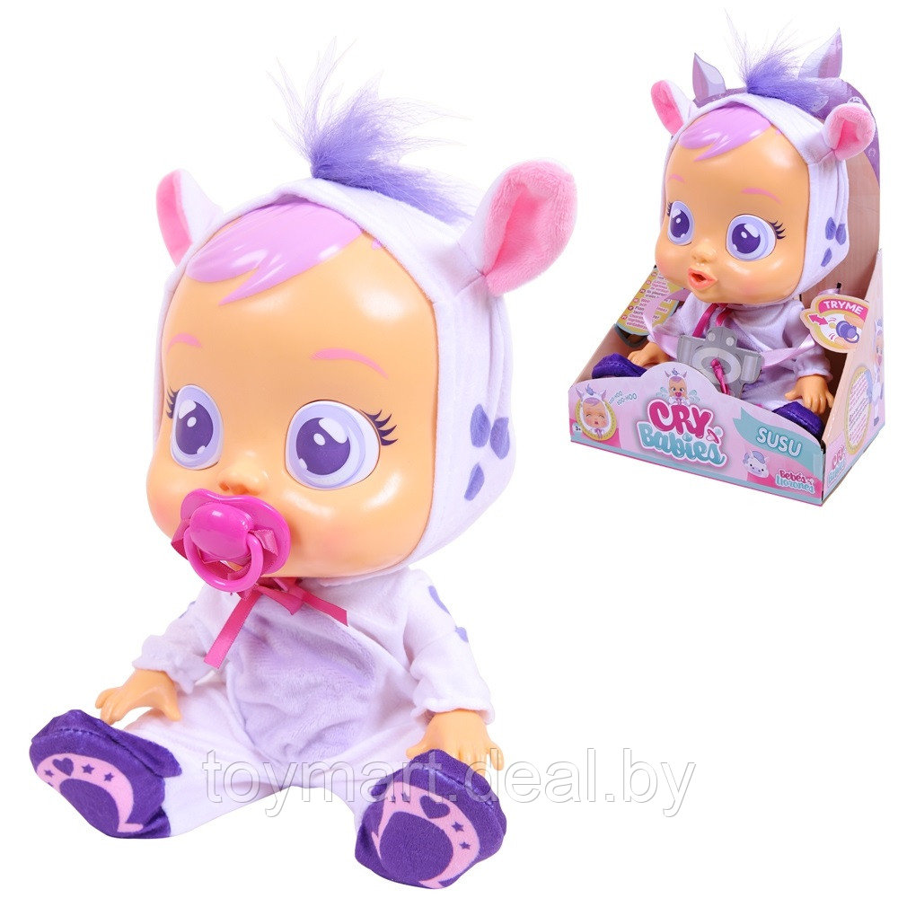 Интерактивная кукла плачущий младенец - Susu, CRYBABIES IMC Toys 93652 - фото 2 - id-p125579154